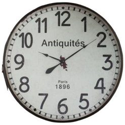 Bon marché ???? Pendule Murale Ceinture 92cm Marron ????