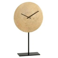 Meilleure affaire 🤩 Paris Prix Horloge Sur Pied En Métal Matia 41cm Or 🔥