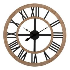 Grosses soldes ???? Paris Prix Horloge Murale Design Rustique 90cm Naturel ????