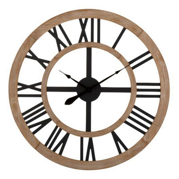 Paris Prix Horloge Murale Design Rustique 90cm Naturel Grosses soldes ???? Paris Prix Horloge Murale Design Rustique 90cm Naturel ???? -ATMOSPHERA Shop unnamed file 3345