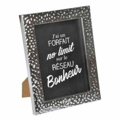 Sortie ???? Paris Prix Cadre Photo Déco Goutte D'Eau 13x18cm Argent ????