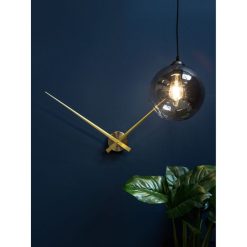 Tout neuf ✨ Karlsson Horloge Murale Design Minimaliste Little Big Time - Diam. 90 Cm - Doré ???? -ATMOSPHERA Shop unnamed file 3378
