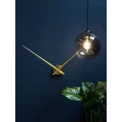Tout neuf ✨ Karlsson Horloge Murale Design Minimaliste Little Big Time - Diam. 90 Cm - Doré 🥰 -ATMOSPHERA Shop unnamed file 3378