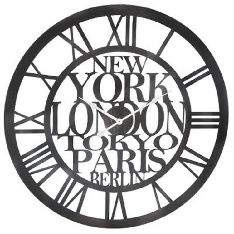 Horloge Murale Vintage Ville 60cm Métal Noir Offres ???? Horloge Murale Vintage Ville 60cm Métal Noir ???? -ATMOSPHERA Shop unnamed file 3384