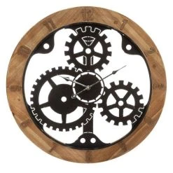 Le moins cher ⭐ Horloge Murale Silencieuse Mécanisme 58cm Noir 🤩