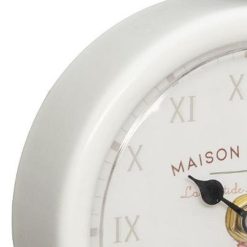 Acheter ✨ Pendule à Poser En Métal Poésie 12cm Blanc ???? -ATMOSPHERA Shop unnamed file 3428