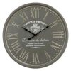 Meilleure affaire ⌛ Pendule Murale Gravé 52cm Gris ???? -ATMOSPHERA Shop unnamed file 3429