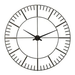 Top 10 ❤️ Paris Prix Horloge Murale Design Chiffres Romains 96cm Noir 🔔