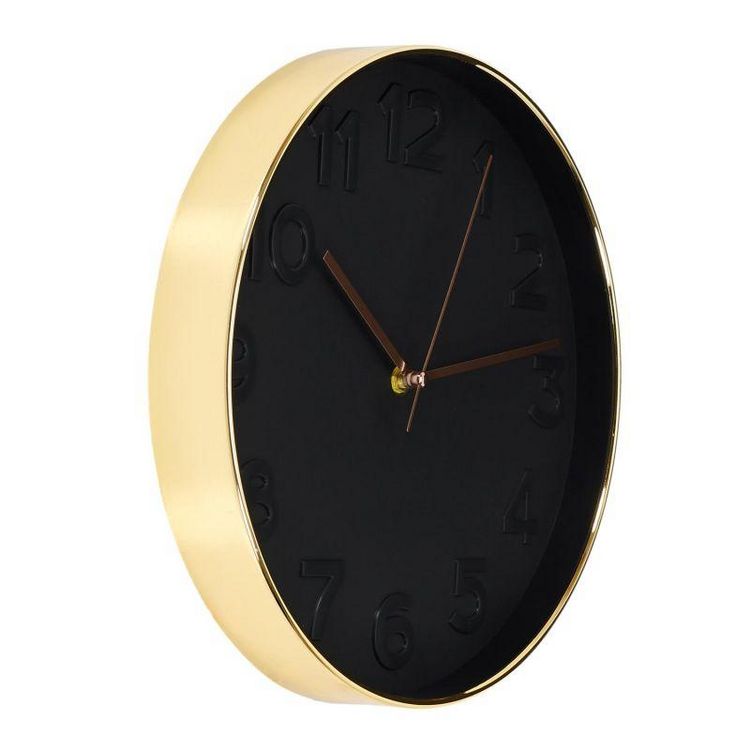 Paris Prix Horloge Murale Gold 30cm Noir & Cuivre Promo ???? Paris Prix Horloge Murale Gold 30cm Noir & Cuivre ???? -ATMOSPHERA Shop unnamed file 3460