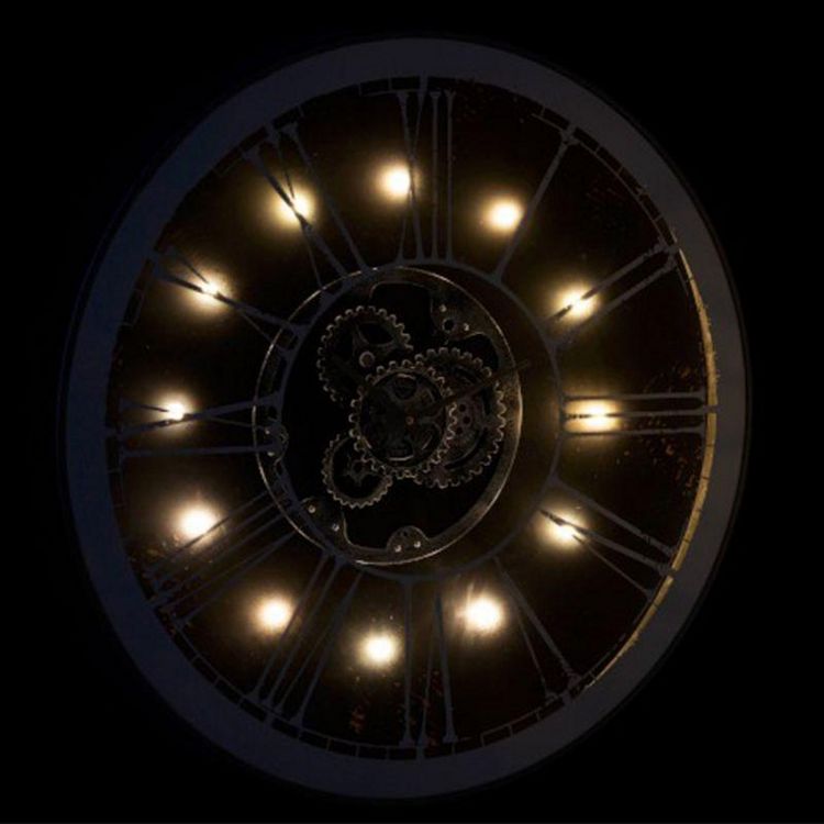 Nouveau ???? Paris Prix Horloge Murale Ronde à Led Ozua 80cm Argent ???? 5 Nouveau ???? Paris Prix Horloge Murale Ronde à Led Ozua 80cm Argent ???? – Image 3
