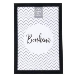 Coupon ???? Paris Prix Cadre Photo Design Bonheur 10x15cm Noir ????