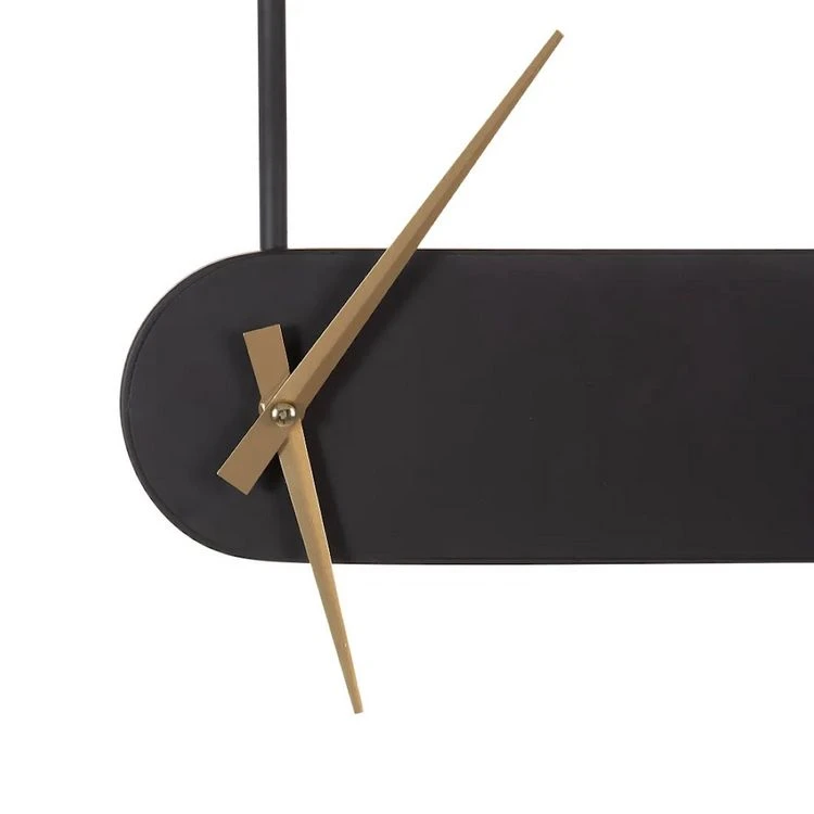 Meilleure affaire 😀 Horloge Murale Design Noir Diam60cm Design 😀 4 Meilleure affaire 😀 Horloge Murale Design Noir Diam60cm Design 😀 – Image 2