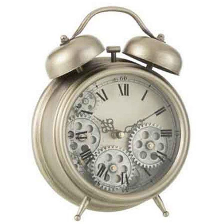 Paris Prix Réveil à Poser Vintage Mécanisme 26cm Argent Grosses soldes ???? Paris Prix Réveil à Poser Vintage Mécanisme 26cm Argent ???? -ATMOSPHERA Shop unnamed file 3485