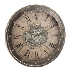 Budget ???? Paris Prix Horloge Murale Mécanisme Apparent 80cm Gris ????