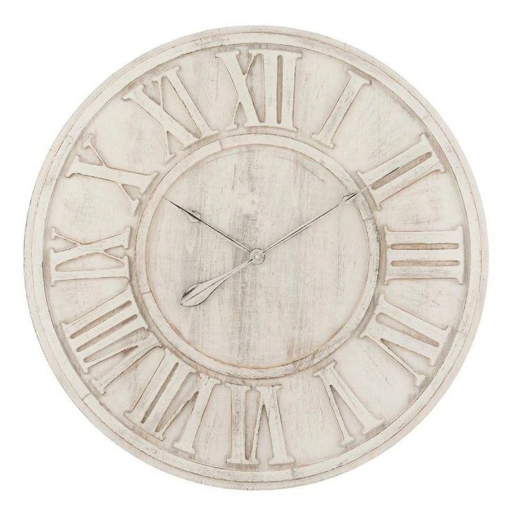 Nouveau ✨ Paris Prix Horloge Murale Vintage Romains 58cm Blanc ❤️ 3 Nouveau ✨ Paris Prix Horloge Murale Vintage Romains 58cm Blanc ❤️