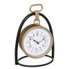 Bon marché 🔔 Horloge à Poser Design Lona 27cm Noir & Or 🎁 -ATMOSPHERA Shop unnamed file 3545