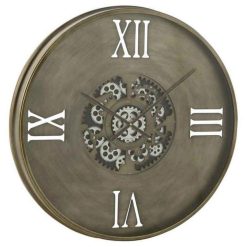 Tout neuf ???? Paris Prix Horloge Murale 4 Chiffres Romains 80cm Cuivre ????