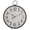 Budget ⭐ Paris Prix Horloge Design En Métal Boule Ronde 85cm Noir ????