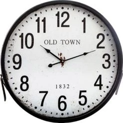 Offres 🌟 Pendule Murale En Métal Ceinture 55cm Marron 🌟