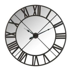 Tout neuf ???? Paris Prix Horloge Murale Miroir Minuit 122cm Noir ????