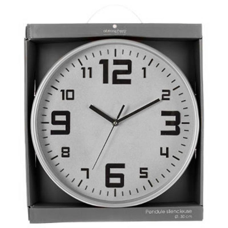 Offres ???? Pendule Silence 30cm Argent ???? 4 Offres ???? Pendule Silence 30cm Argent ???? â Image 2