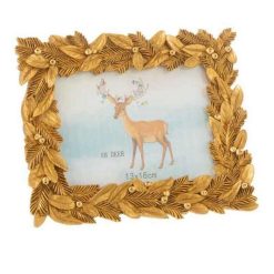 Budget ???? Paris Prix Cadre Photo DĂ©co Feuilles 13x18cm Or â