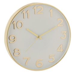 Meilleur prix â€ïž Paris Prix Horloge Murale Design Gahy 40cm Or â€ïž