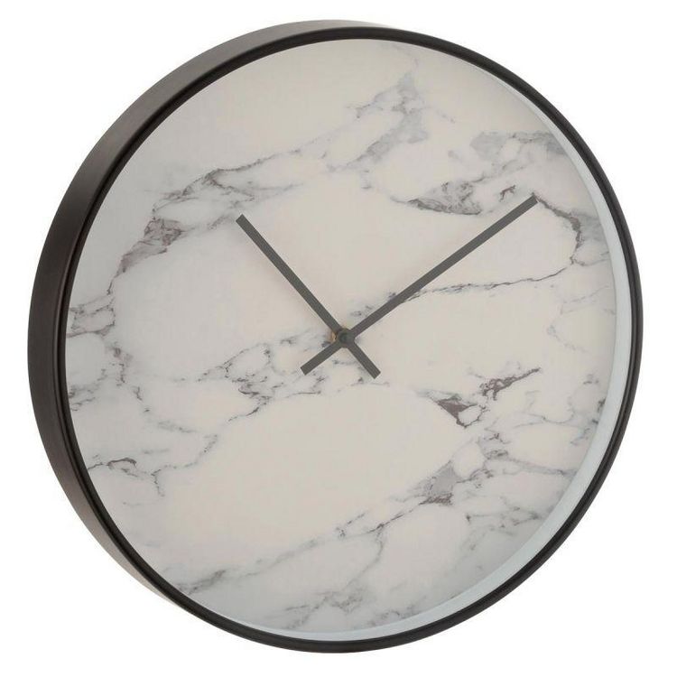 Promo ???? Paris Prix Horloge Murale Design Marbre 40cm Noir ❤️ 3 Promo ???? Paris Prix Horloge Murale Design Marbre 40cm Noir ❤️
