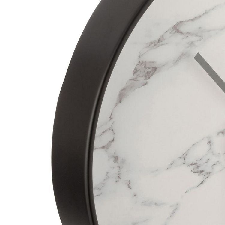 Promo ???? Paris Prix Horloge Murale Design Marbre 40cm Noir ❤️ 4 Promo ???? Paris Prix Horloge Murale Design Marbre 40cm Noir ❤️ – Image 2