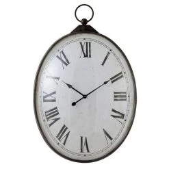 Acheter 🧨 Paris Prix Horloge Murale Ovale Gousso 102cm Noir 🔔