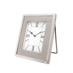 Tout neuf ⭐ Paris Prix Horloge à Poser à Quartz Moments 27cm Argent 🎉