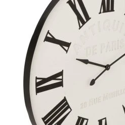 Budget 🛒 Paris Prix Horloge Murale Design Chrome 107cm Blanc 🤩 -ATMOSPHERA Shop unnamed file 3646