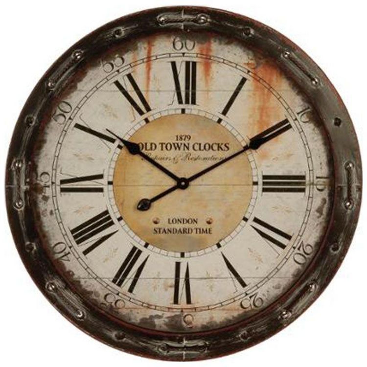 Le moins cher ???? Pendule Métal Corde 68cm Marron ???? 3 Le moins cher ???? Pendule Métal Corde 68cm Marron ????