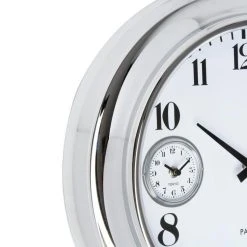 Sortie 🎁 Pendule Murale 2 Chrono 46cm Argent ⭐ -ATMOSPHERA Shop unnamed file 3656