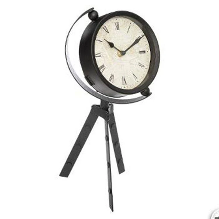 Grosses soldes 🔔 Pendule à Poser En Métal Trépied 37cm Noir 🛒 3 Grosses soldes 🔔 Pendule à Poser En Métal Trépied 37cm Noir 🛒