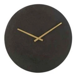 Meilleure vente 🧨 Paris Prix Horloge Murale En Métal Matia 38cm Noir ✨