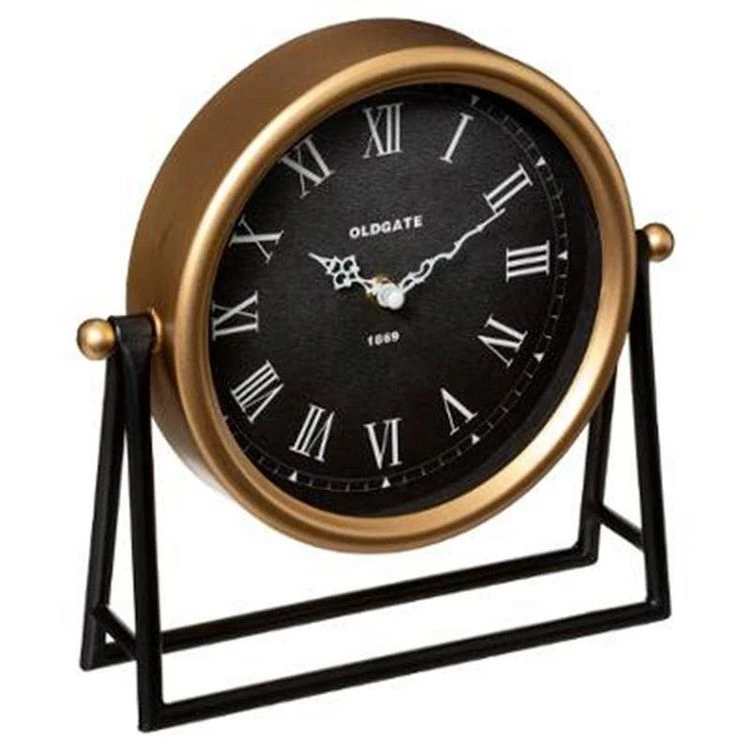Meilleure vente 😀 Horloge à Poser En Métal Luca 27cm Noir 🥰 3 Meilleure vente 😀 Horloge à Poser En Métal Luca 27cm Noir 🥰