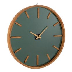 Coupon ???? Paris Prix Horloge Murale Design Creva 40cm Marron & Noir ????