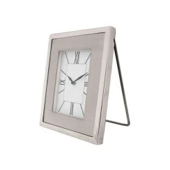 Nouveau 😀 Paris Prix Horloge à Poser à Quartz Moments 29cm Argent 🛒