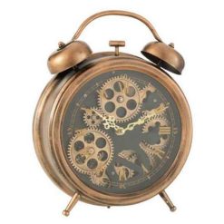 Coupon ???? Paris Prix Réveil à Poser Vintage Mécanisme 33cm Cuivre ????