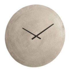 Meilleur prix ???? Paris Prix Horloge Murale En Métal Matia 38cm Argent ????