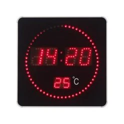 Tout neuf 🎉 Magnetic Land Horloge Digitale Radio-pilotée ROUGE Avec Température 🎁 -ATMOSPHERA Shop unnamed file 3714