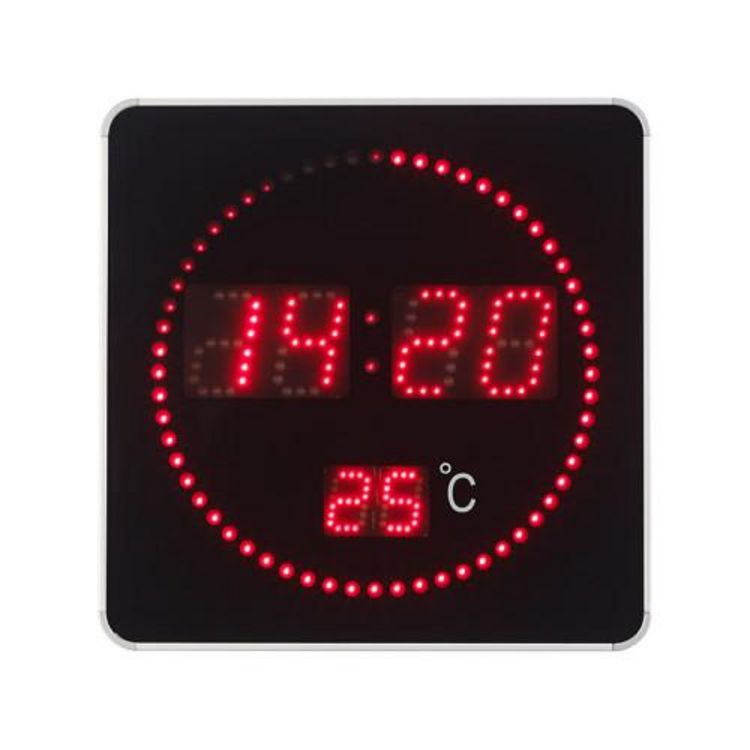 Magnetic land Horloge digitale radio-pilotée ROUGE avec température Tout neuf ???? Magnetic Land Horloge Digitale Radio-pilotée ROUGE Avec Température ???? -ATMOSPHERA Shop unnamed file 3714