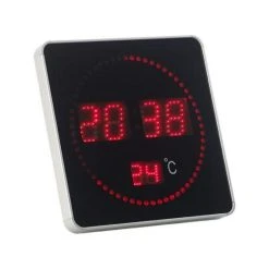 Tout neuf 🎉 Magnetic Land Horloge Digitale Radio-pilotée ROUGE Avec Température 🎁 -ATMOSPHERA Shop unnamed file 3715