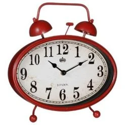 Top 10 🤩 Pendule à Poser Métal Bistrot 29cm Rouge ✔️