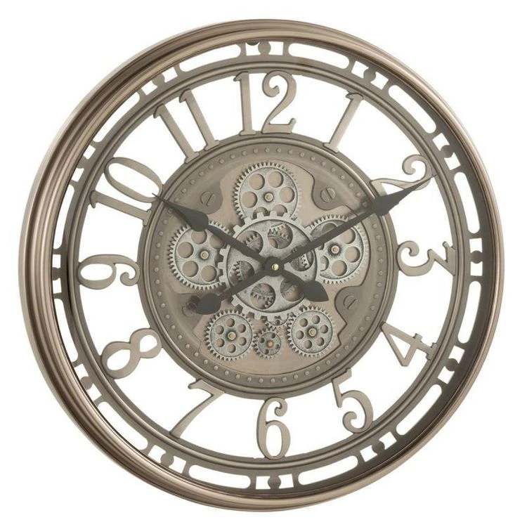 Promo 👏 Paris Prix Horloge Murale Vintage Mécanisme 53cm Argent 🥰 3 Promo 👏 Paris Prix Horloge Murale Vintage Mécanisme 53cm Argent 🥰