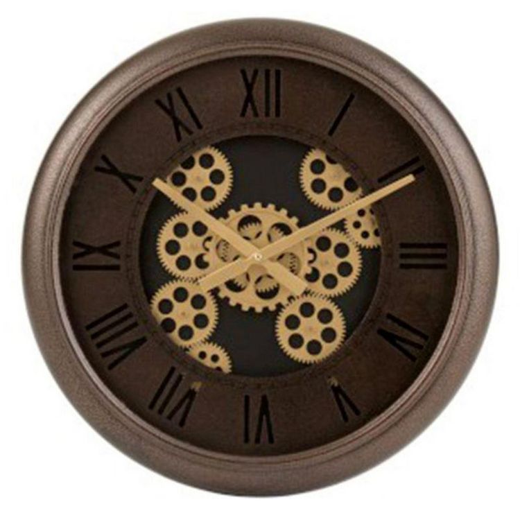Paris Prix Horloge Murale Ronde Engrenage 52cm Marron & Or De gros ???? Paris Prix Horloge Murale Ronde Engrenage 52cm Marron & Or ???? -ATMOSPHERA Shop unnamed file 3749