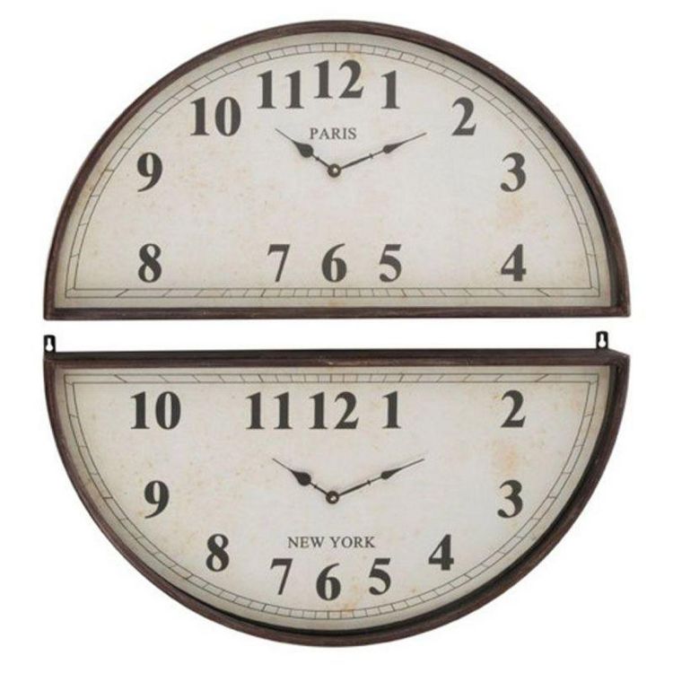 Paris Prix Horloge Murale Déco 2 Parties 77cm Noir Promo ✔️ Paris Prix Horloge Murale Déco 2 Parties 77cm Noir ???? -ATMOSPHERA Shop unnamed file 3750