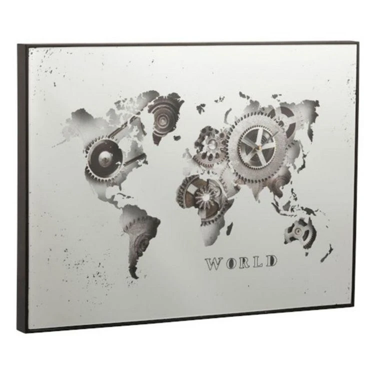 Meilleure affaire 👏 Paris Prix Horloge Murale Déco Mappemonde 80cm Argent 🥰 3 Meilleure affaire 👏 Paris Prix Horloge Murale Déco Mappemonde 80cm Argent 🥰