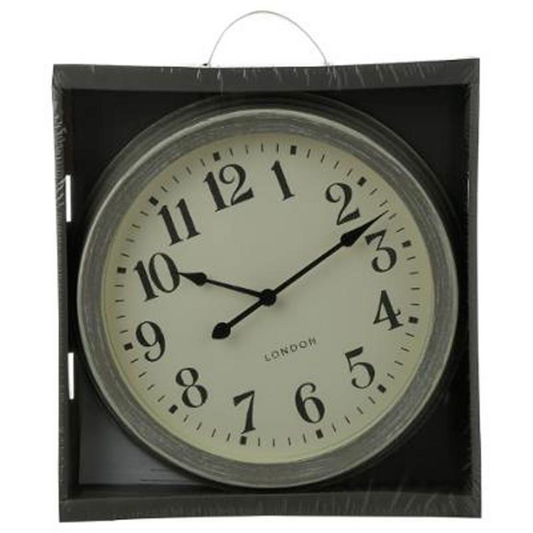 Horloge Murale Vintage Brossé 35cm Gris Remise ???? Horloge Murale Vintage Brossé 35cm Gris ???? -ATMOSPHERA Shop unnamed file 3756